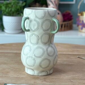 Anthropologie Carly Home Encircled Vase, Medium